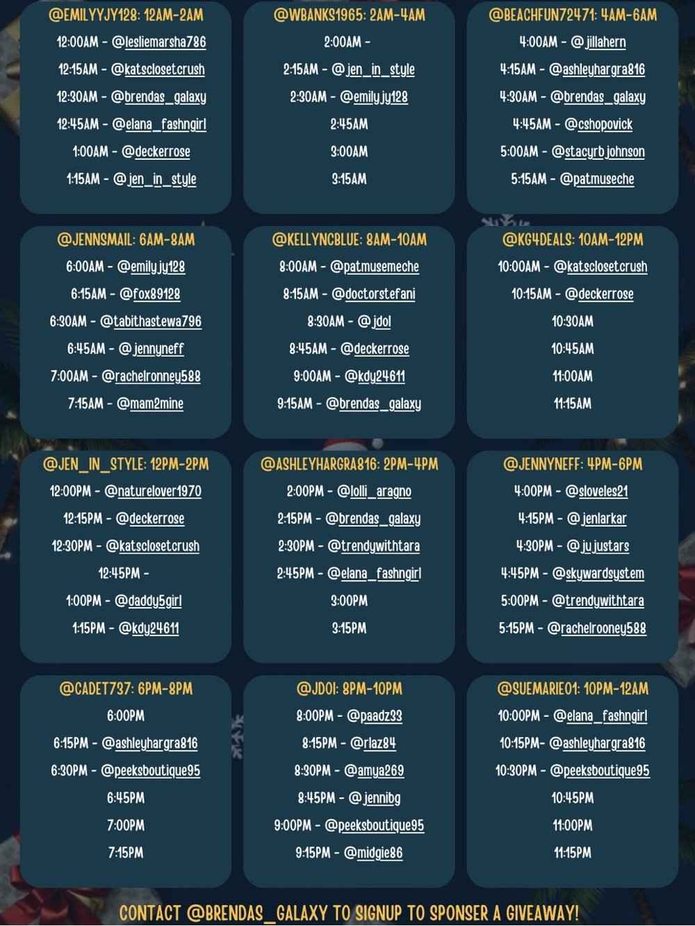 GIVEAWAY SPONSOR SIGNUP - Picture 2 of 2